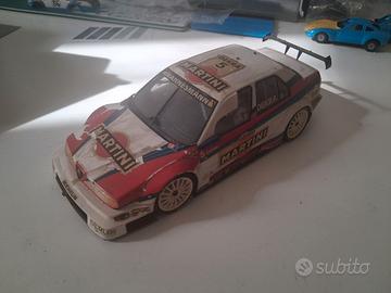modellino plastica Alfa Romeo 155 V6 TI Martini 1/