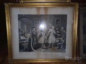 W. HOGARTH _ A Rake's Progress Plate 2 Prosperity