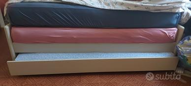 Letto estraibile con 3 materassi 