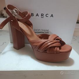 Sandalo Barca cuoio - tacco alto