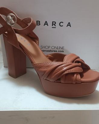 Sandalo Barca cuoio - tacco alto