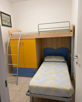 Letti a castello con armadio