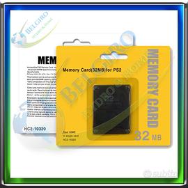 PS2 Memory Card Playstation 2 e Playstation 1 32MB