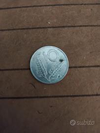 DIECI LIRE CON SPIGA