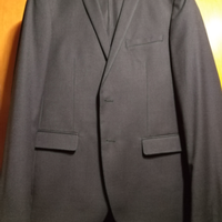 Abito completo elegante blu David Naman uomo