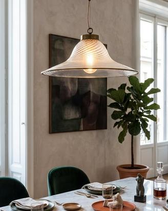 Lampadario Sospensione Vetri Murano Vintage 
