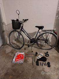 City bike con accesori
