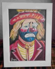 Quadro - Il pagliaccio triste