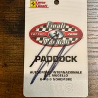 Autografi originali raikkonen felipe massa