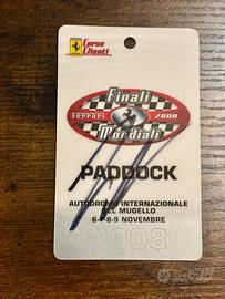 Autografi originali raikkonen felipe massa