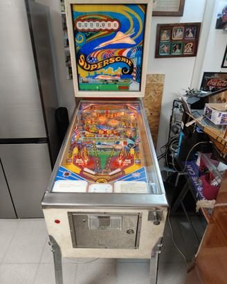 Flipper elettromeccanico Zaccaria Supersonic 1977 