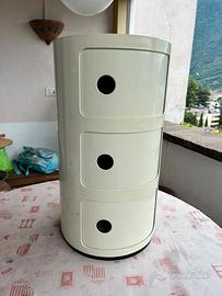 Kartell componibili originale 3 elementi