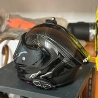 Casco SUPERTECH R10 nero Carbon alpinestars