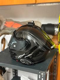 Casco SUPERTECH R10 nero Carbon alpinestars