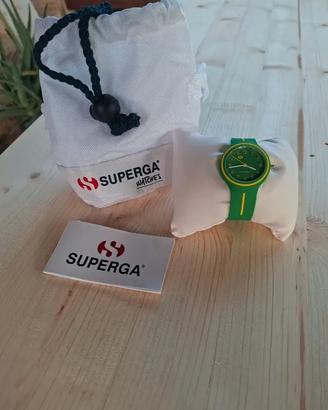 Superga orologio verde unisex nuovo
