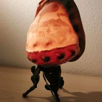 Lampada vintage Conchiglia Incisa Cammeo