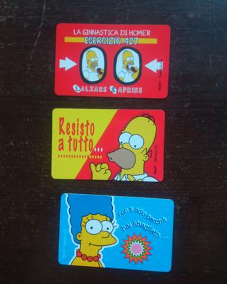 carte Simpson, Ferrero 1999