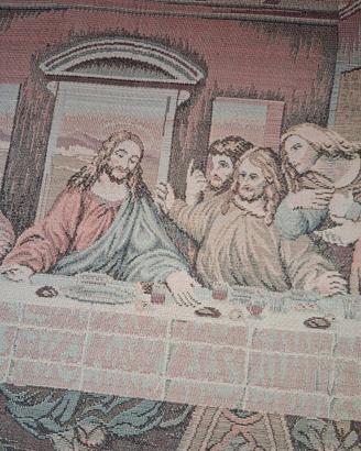 Arazzo Ultima Cena Tessuto Jacquard meccanico