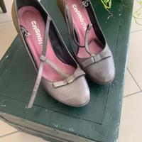 Scarpe Casanita con tacco alto e plateux 37