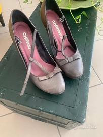 Scarpe Casanita con tacco alto e plateux 37