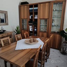 Soggiorno Completo VALENTINI – Legno Noce