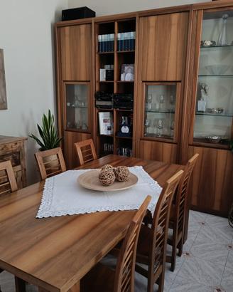 Soggiorno Completo VALENTINI – Legno Noce