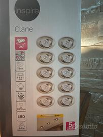 Faretti LED Inspire Clane – Set da 10 pezz