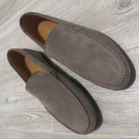 GEOX Mocassino Siron U32Q3A Grigio/Beige