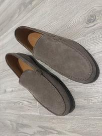 GEOX Mocassino Siron U32Q3A Grigio/Beige