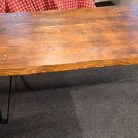 TAVOLO IN LEGNO ARTIGIANALE SOGGIORNO/CUCINA