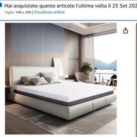 Letto  matrimoniale+ materasso