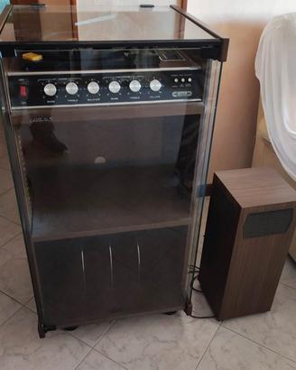 giradischi con mobile e cassa