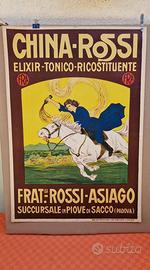 Manifesto pubblicitario d'epoca "China-Rossi" 1930