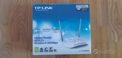 TP-link Moder Router ADSL2+ Wireless N 300MPS