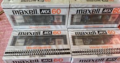 MAXELL MX 60 audiocassette metal tape maxell mx 60