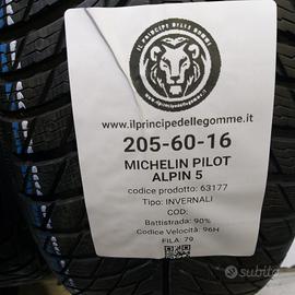 2 GOMME 205 60 16 MICHELIN A63177