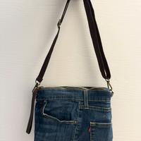 Borsa a tracolla in denim