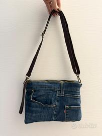 Borsa a tracolla in denim