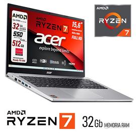 Pc portatile Acer Ryzen 7 5700u Ram 32Gb SSD 15,6"