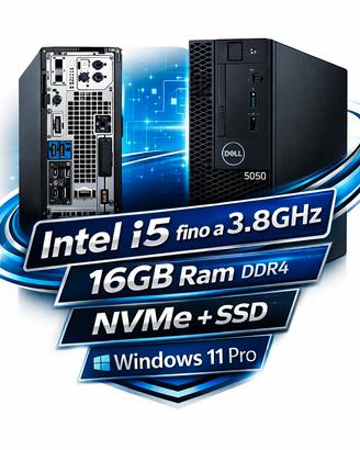 DELL 5050 Nvme+ssd 16Gbram i5