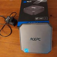 Mini pc AcePc AK2 con Daphile e SSD 256 GB