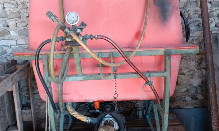 Botte per solfato con barra per diserbo