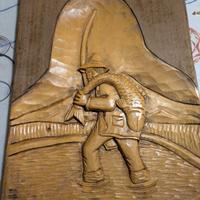 quadro intagliato in legno