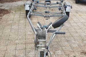 carrello rimorchio Ellebi per barca 750 Kg frenato
