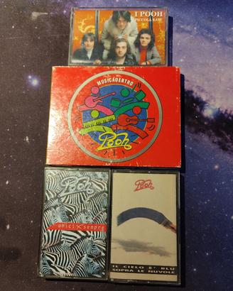 Lotto nastri cassette originali dei Pooh