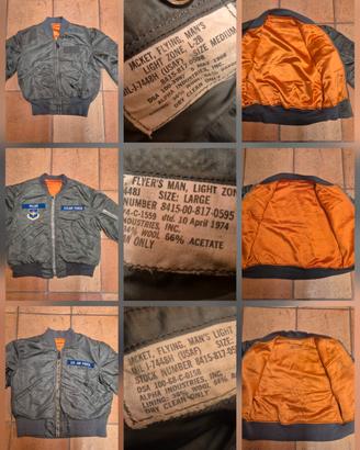 VIETNAM L-2B Flight Jacket Light Zone Militare US