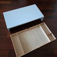 Supporto monitor con cassetto