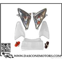 Kit frecce tmax 2001 2007 trasparente lisce