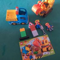 Lego Duplo 10812 “Camion e scavatrice cingolata”