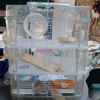 Casetta per criceti 3 piani 